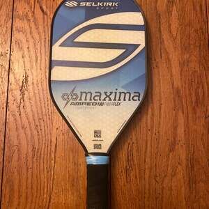 Selkirk Sport Amped Maxima Lightweight FiberFlex Pickleball Paddle Blue